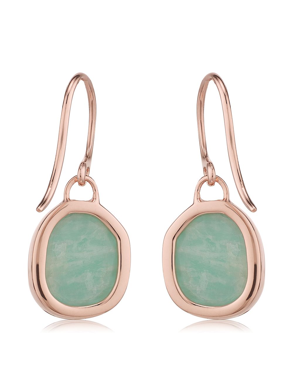 фото Monica vinader rp siren wire amazonite earrings