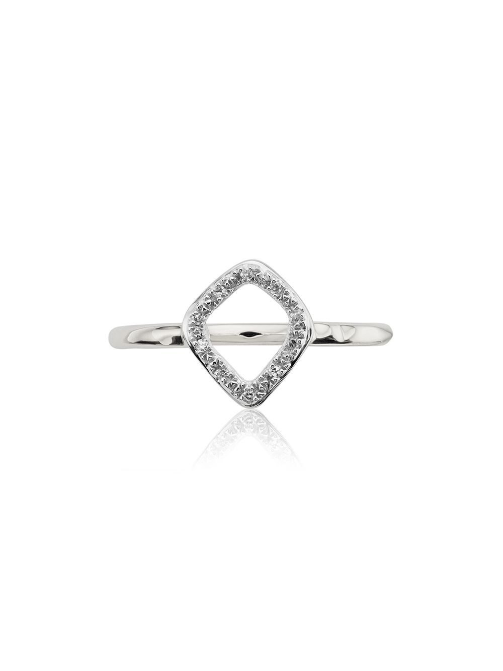 фото Monica vinader riva mini kite diamond stacking ring