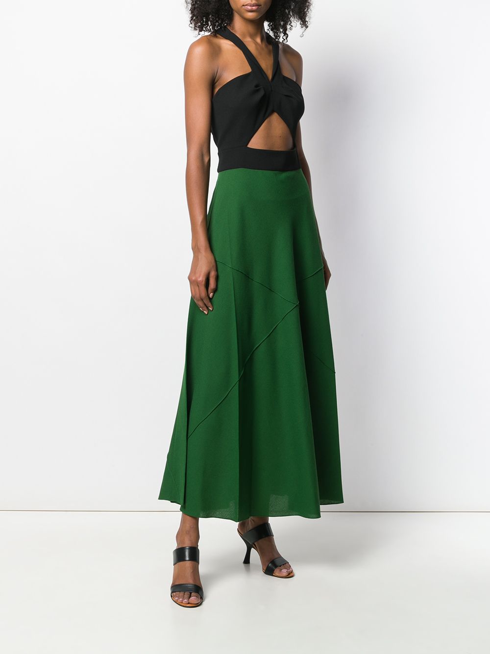 фото Givenchy двухцветное платье