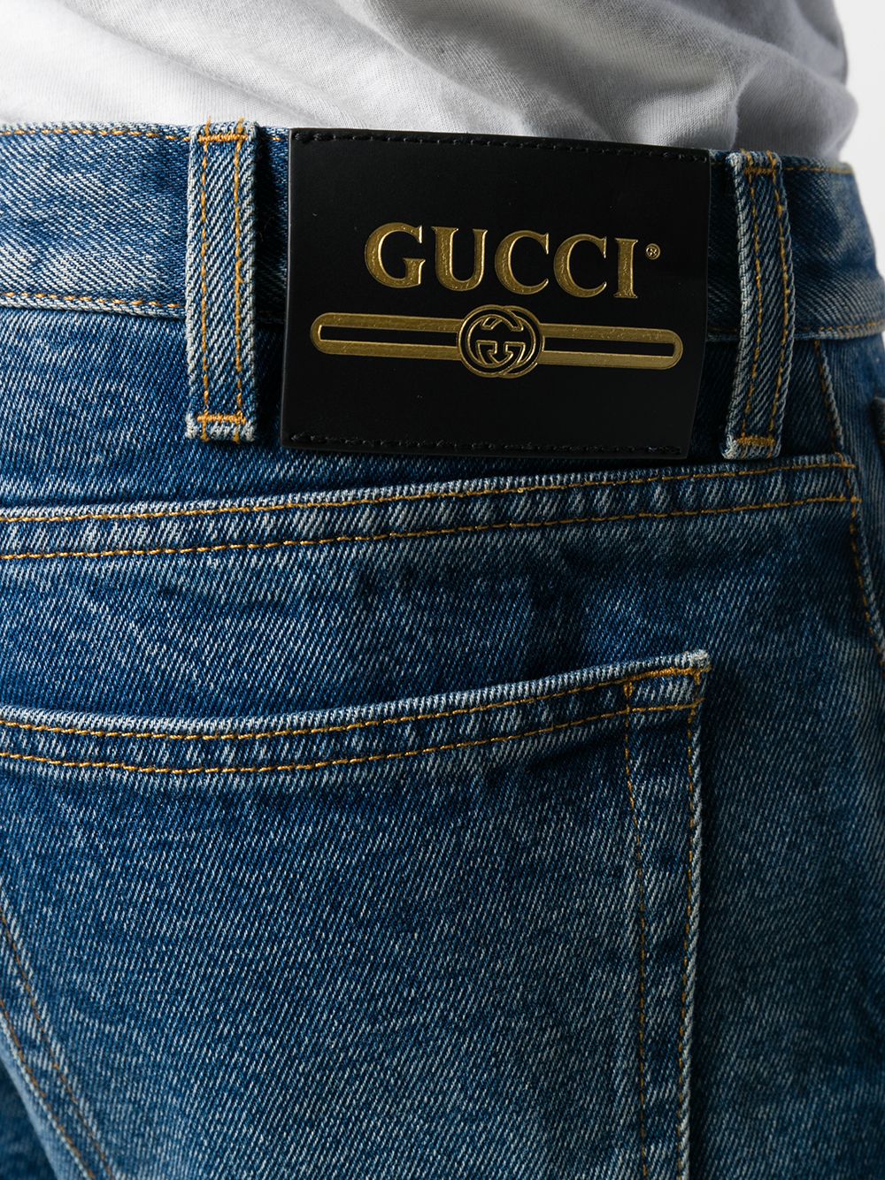 фото Gucci джинсы прямого кроя