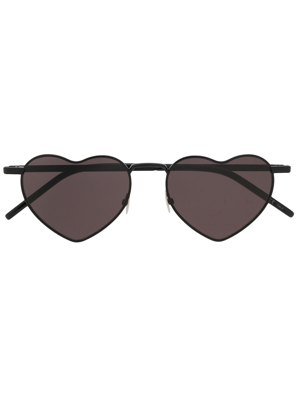 фото Saint laurent eyewear солнцезащитные очки в оправе в форме сердца