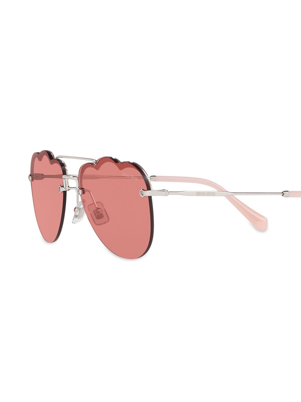 фото Miu miu eyewear солнцезащитные очки-авиаторы cloud