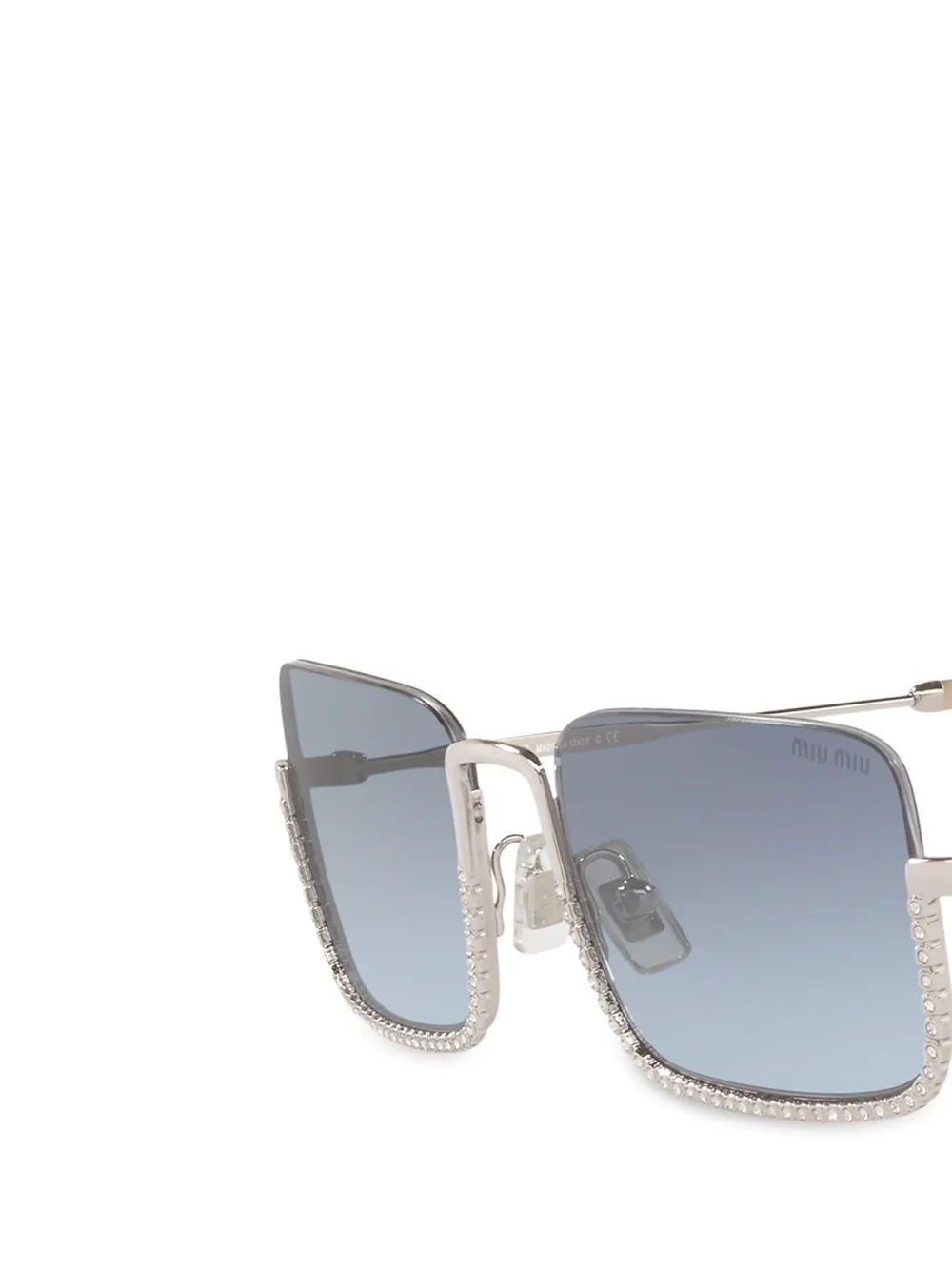 фото Miu miu eyewear солнцезащитные очки mu70us