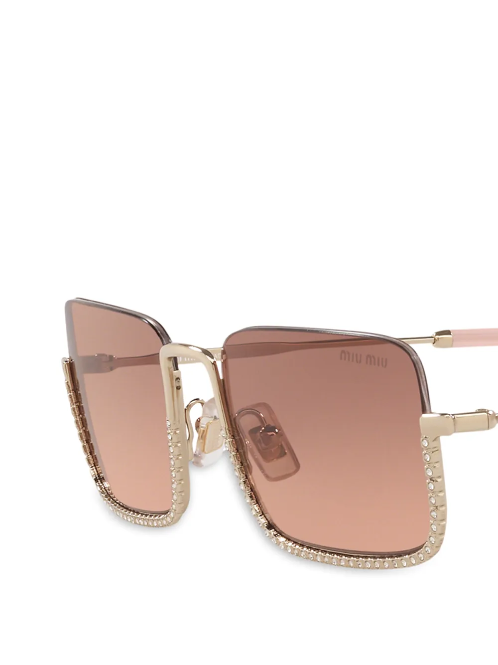 фото Miu miu eyewear солнцезащитные очки mu70us