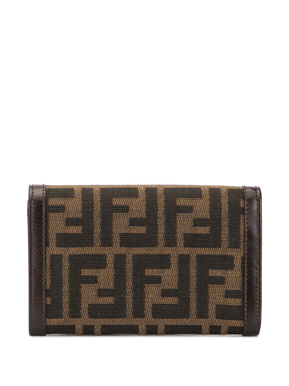 фото Fendi pre-owned кошелек zucca с узором