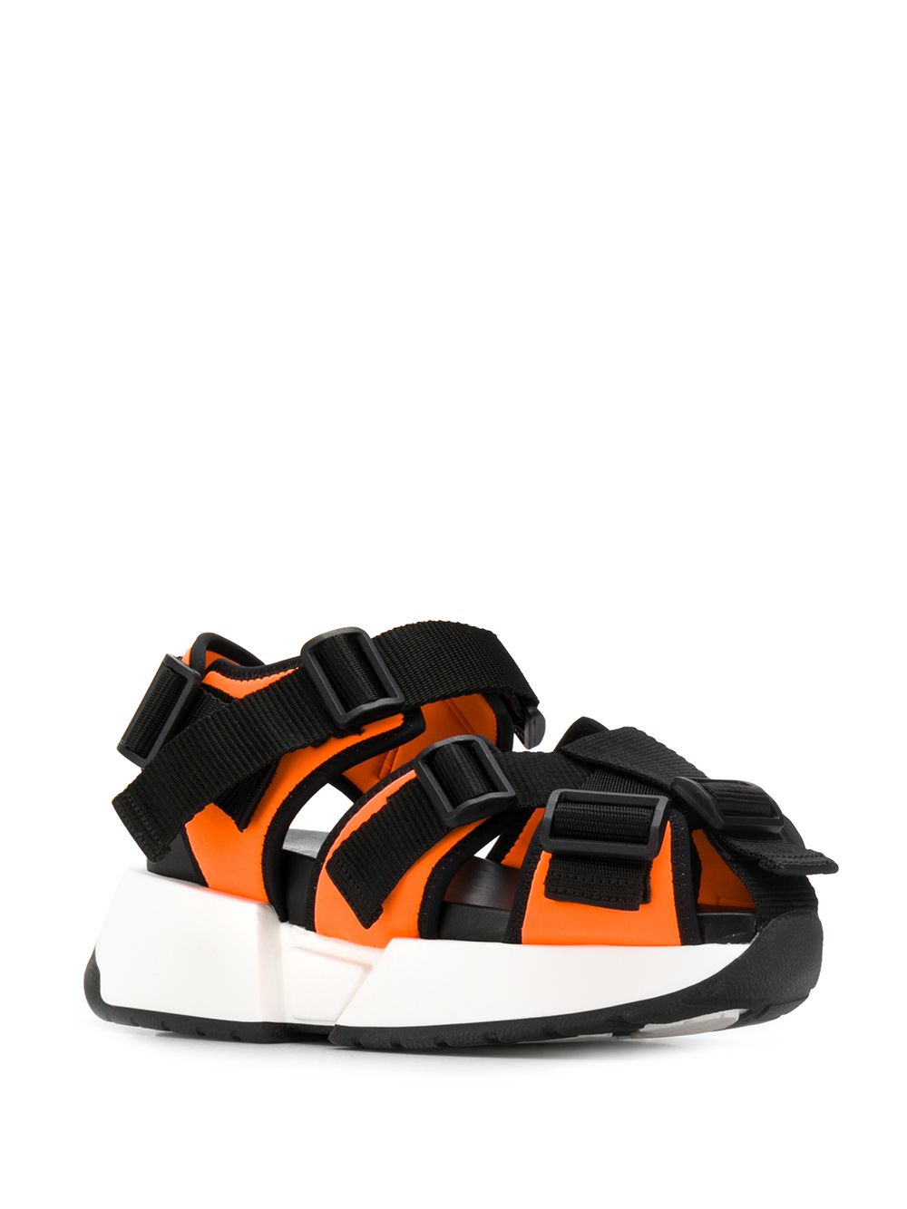 фото Mm6 maison margiela сандалии safety strap на платформе