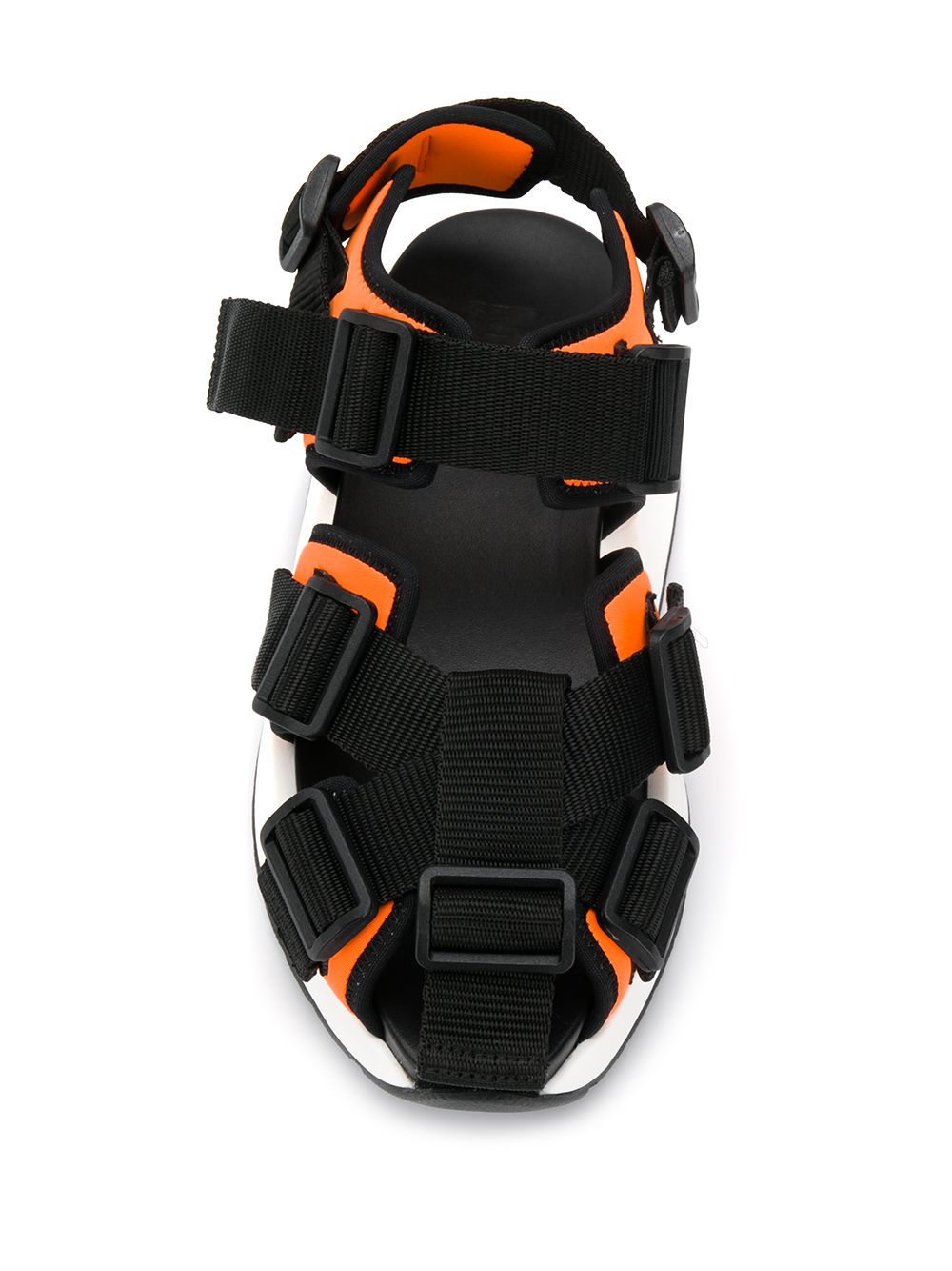 фото Mm6 maison margiela сандалии safety strap на платформе