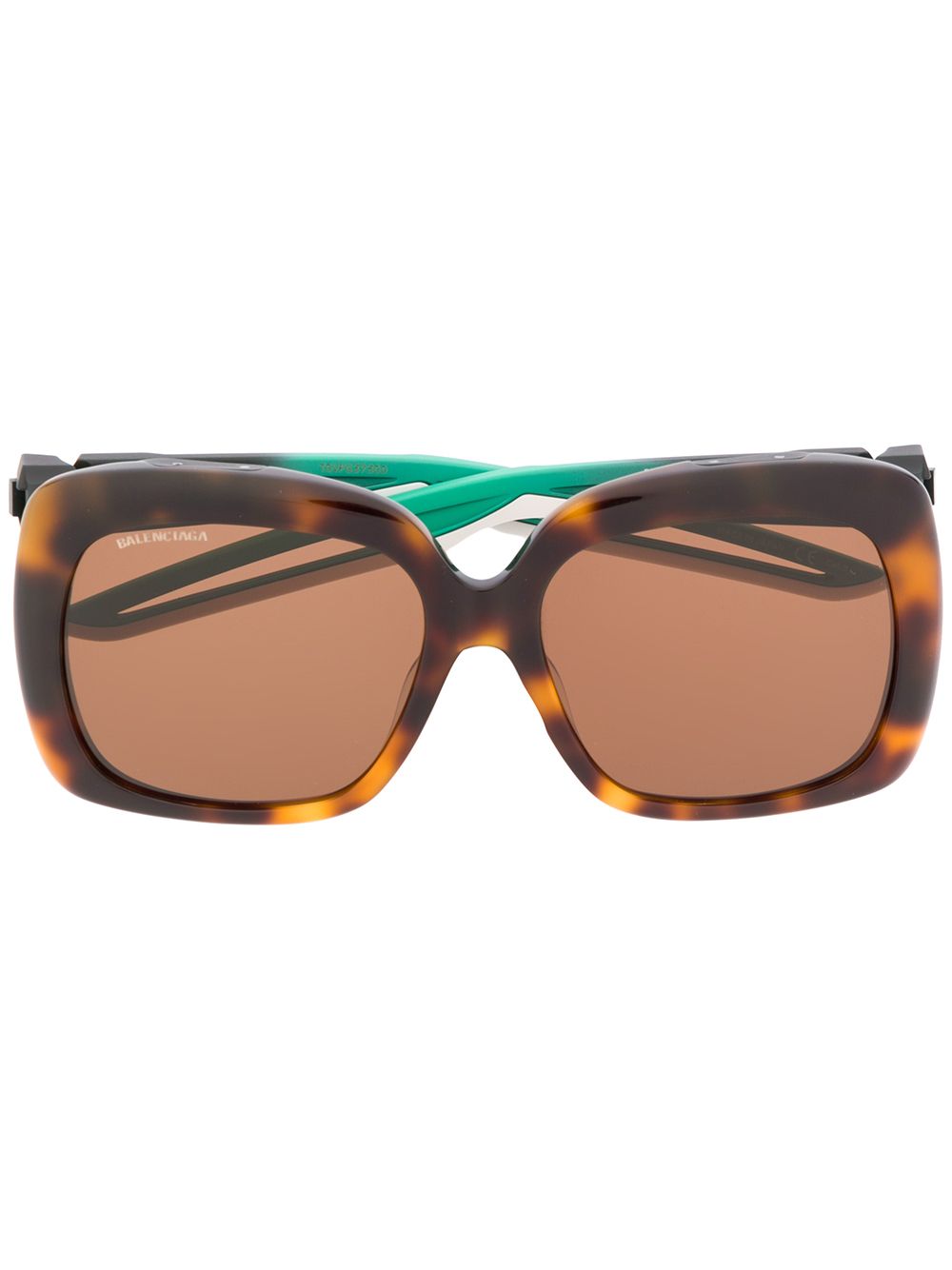 фото Balenciaga солнцезащитные очки hybrid в d-образной оправе