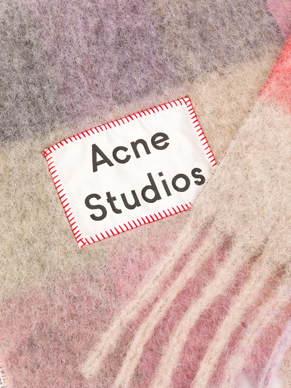 фото Acne studios шарф с контрастными полосками