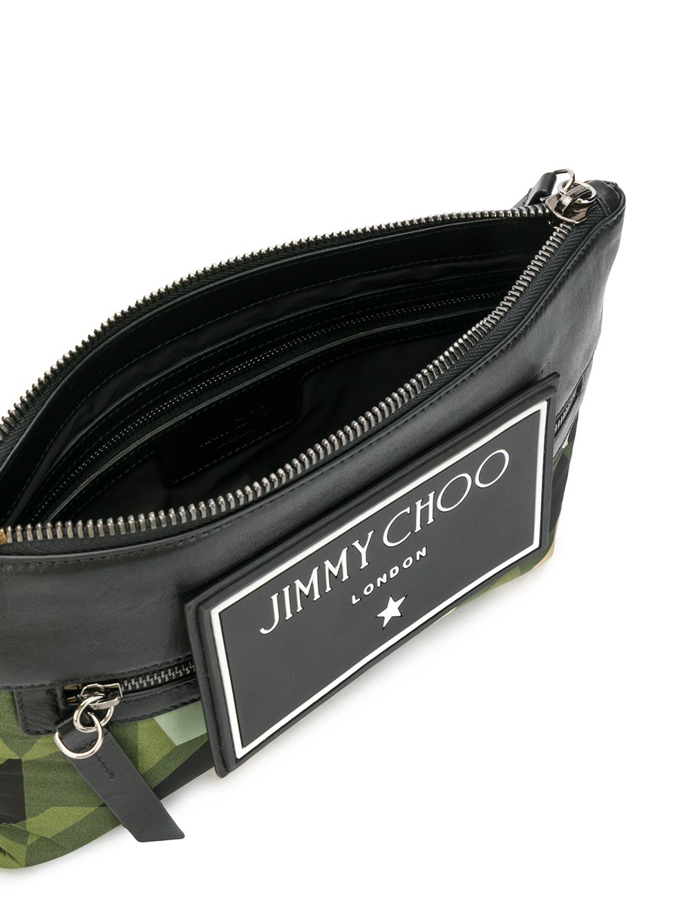 фото Jimmy choo сумка-мессенджер kimi с камуфляжным принтом