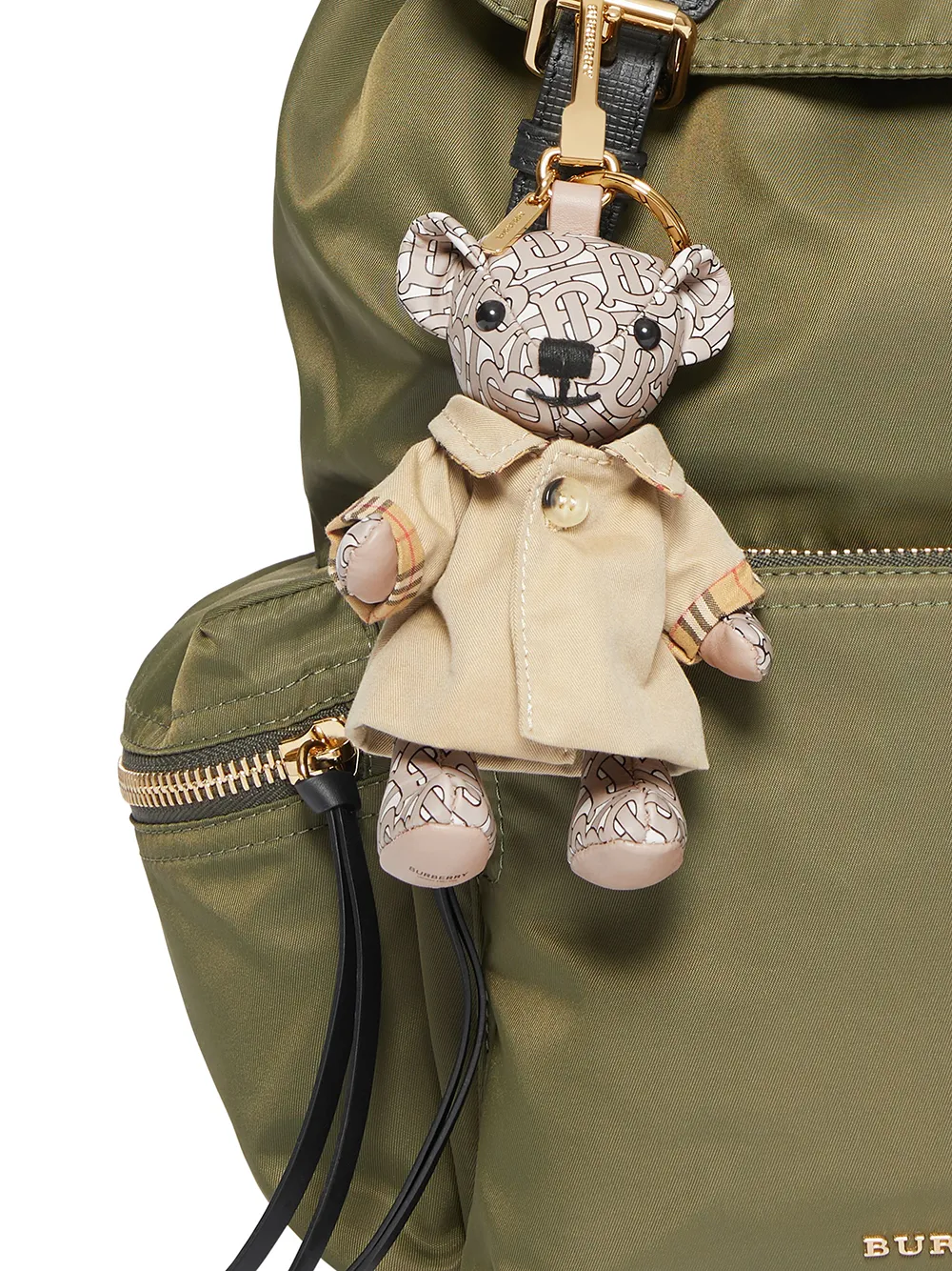 фото Burberry тренч thomas bear charm