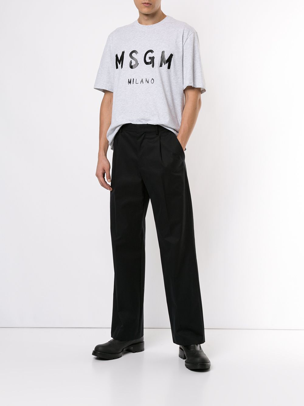 фото Msgm футболка с логотипом