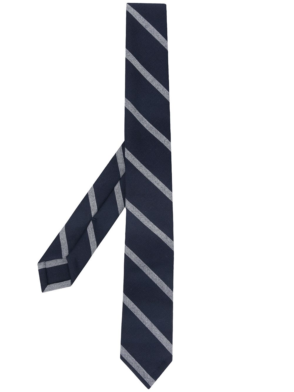 фото Thom browne классический галстук в полоску
