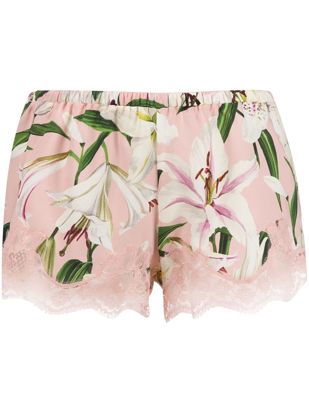фото Dolce & gabbana underwear шорты с цветочным принтом