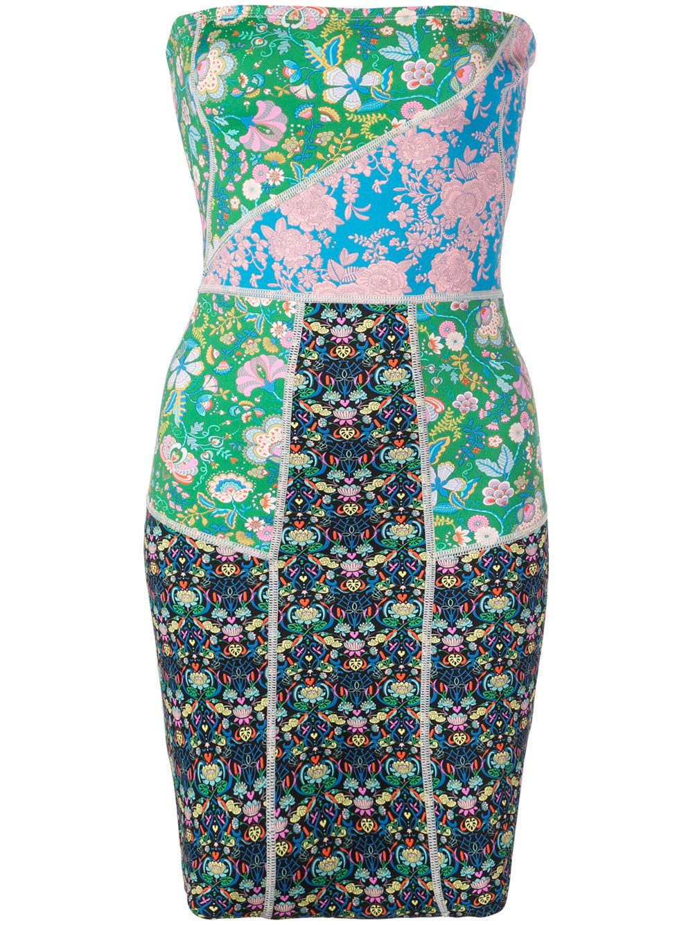 фото Cynthia rowley devon patchwork dress