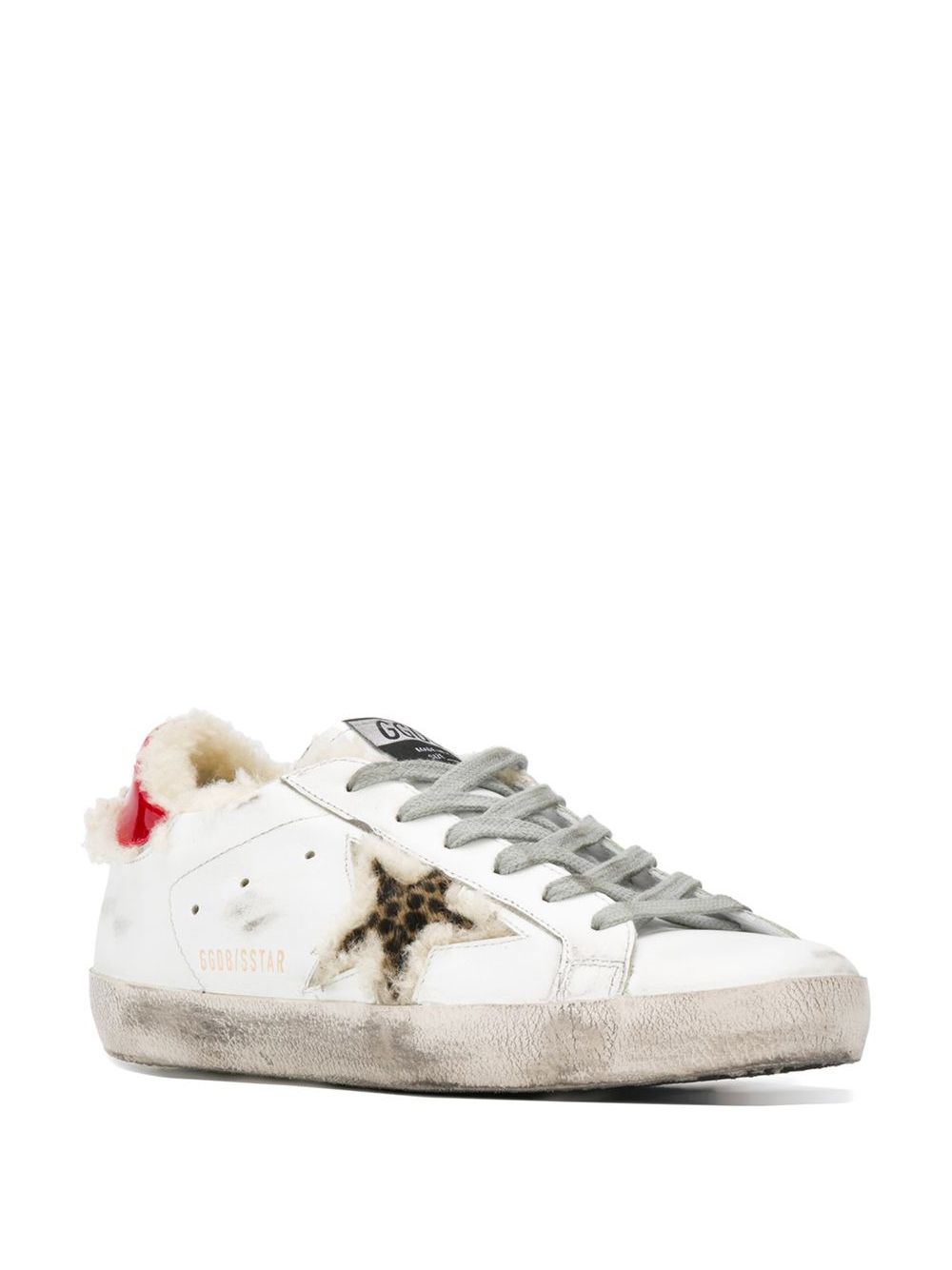 фото Golden goose кеды с декором из искусственного меха