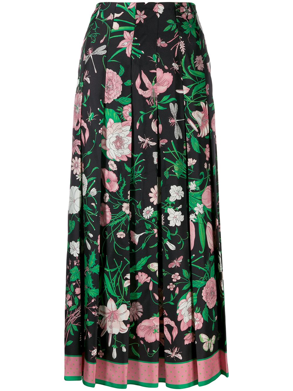 фото Gucci юбка с принтом flora