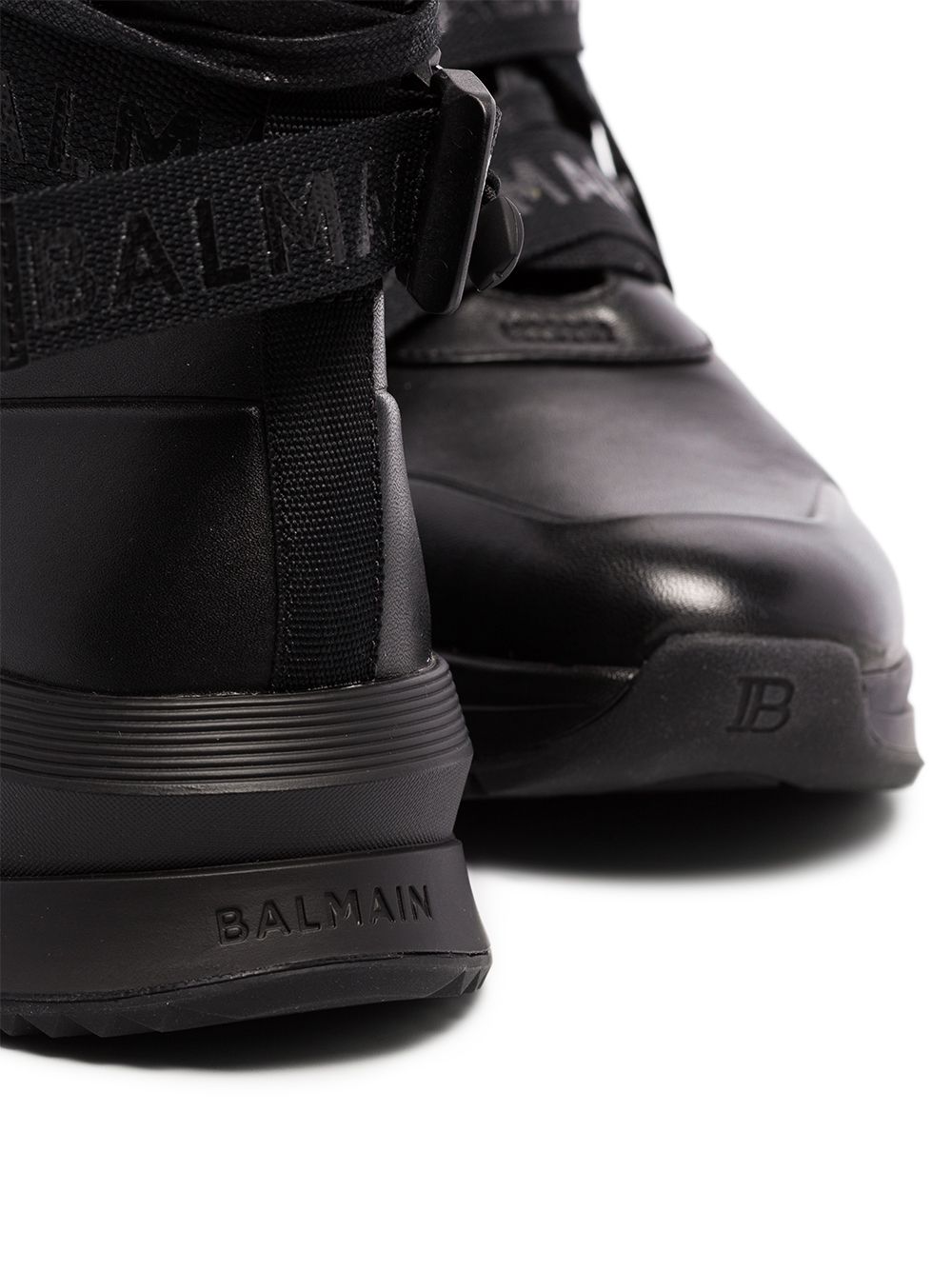 фото Balmain высокие кроссовки b-troop