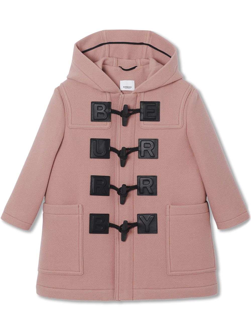 фото Burberry kids дафлкот с логотипом