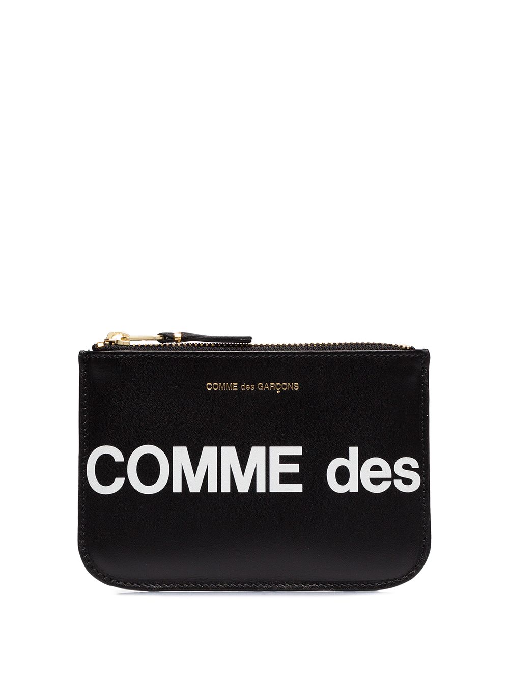 фото Comme des garçons wallet клатч на молнии с логотипом