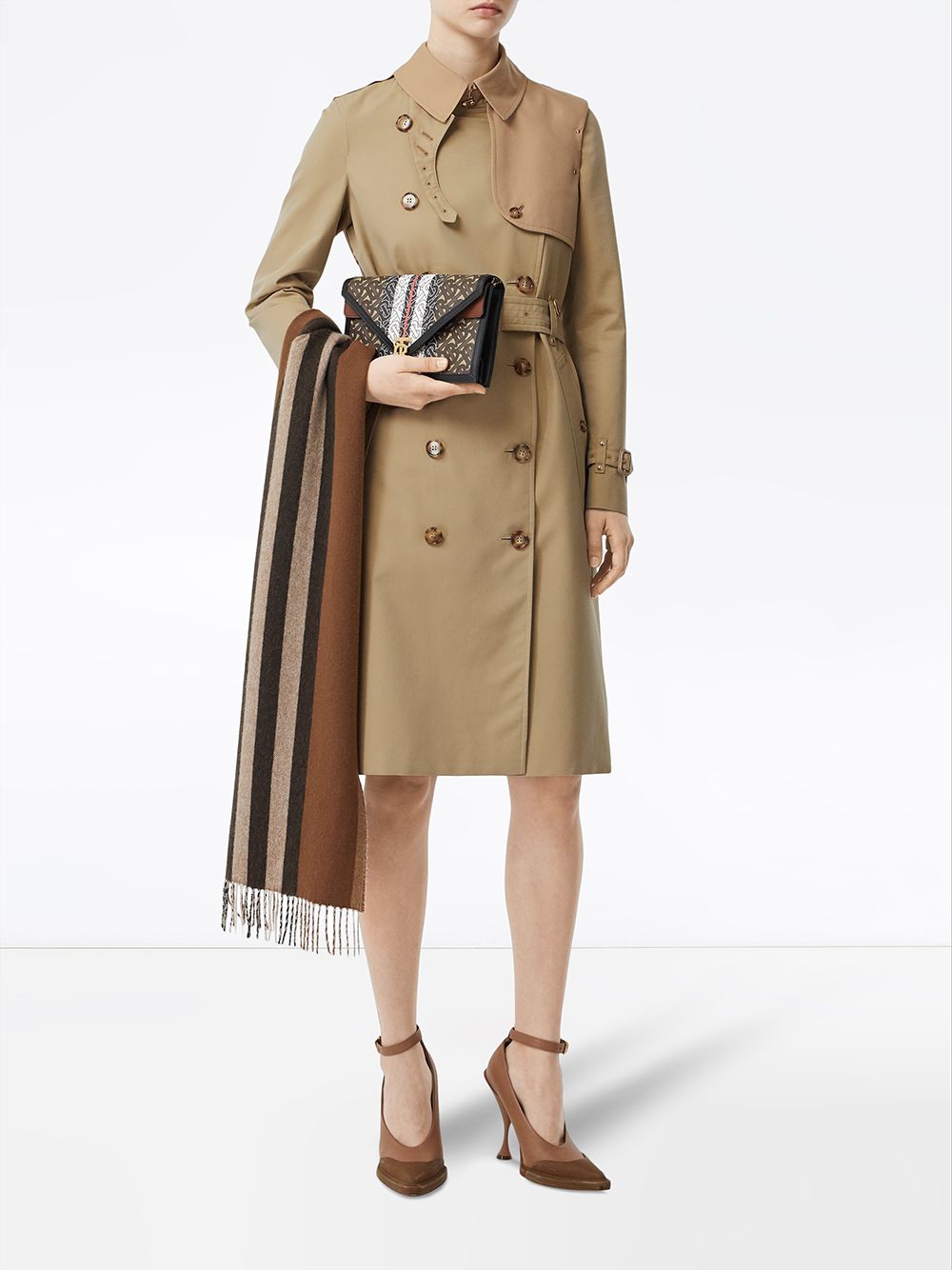 фото Burberry габардиновый тренч