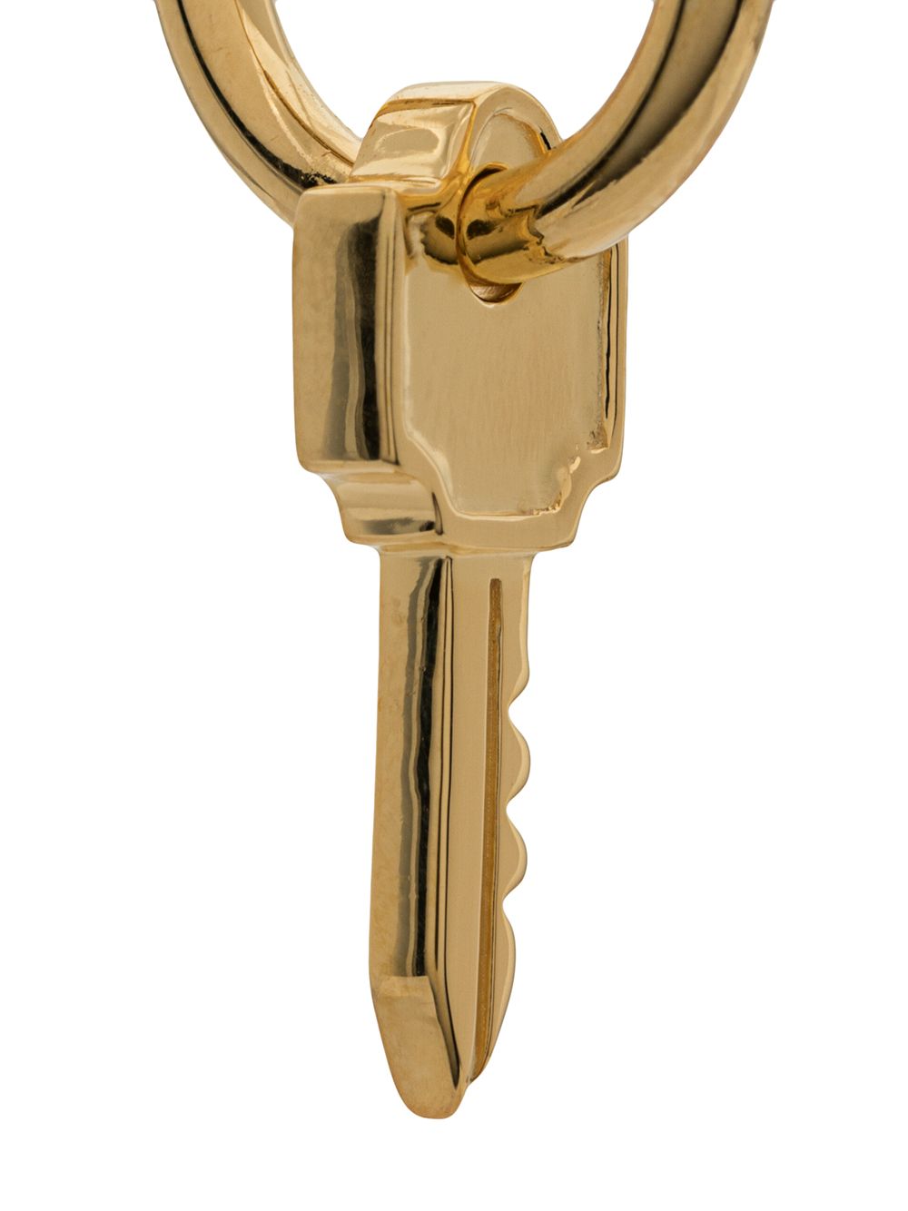 фото Northskull круглая серьга с подвеской в форме ключа