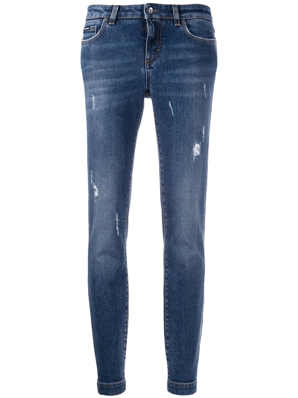 фото Dolce & gabbana джинсы скинни с эффектом потертости
