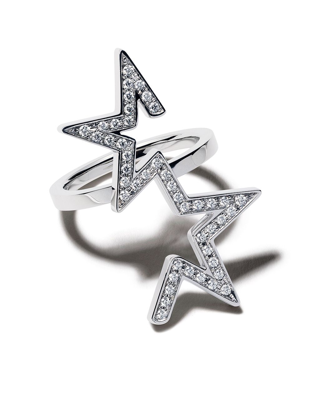 фото Tasaki золотое кольцо abstract star с бриллиантом