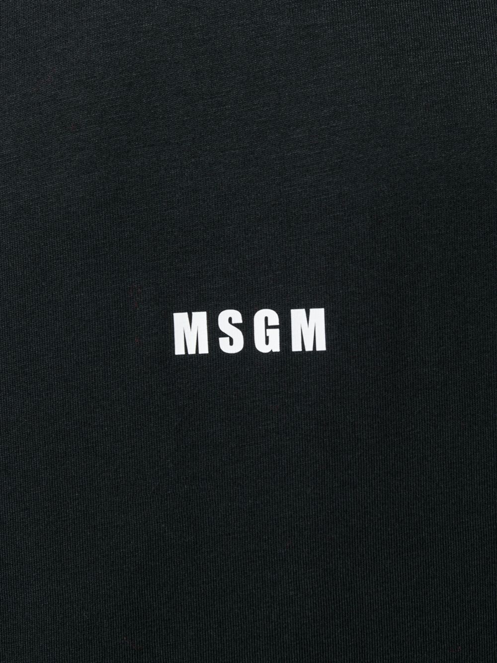 фото Msgm футболка с контрастным логотипом