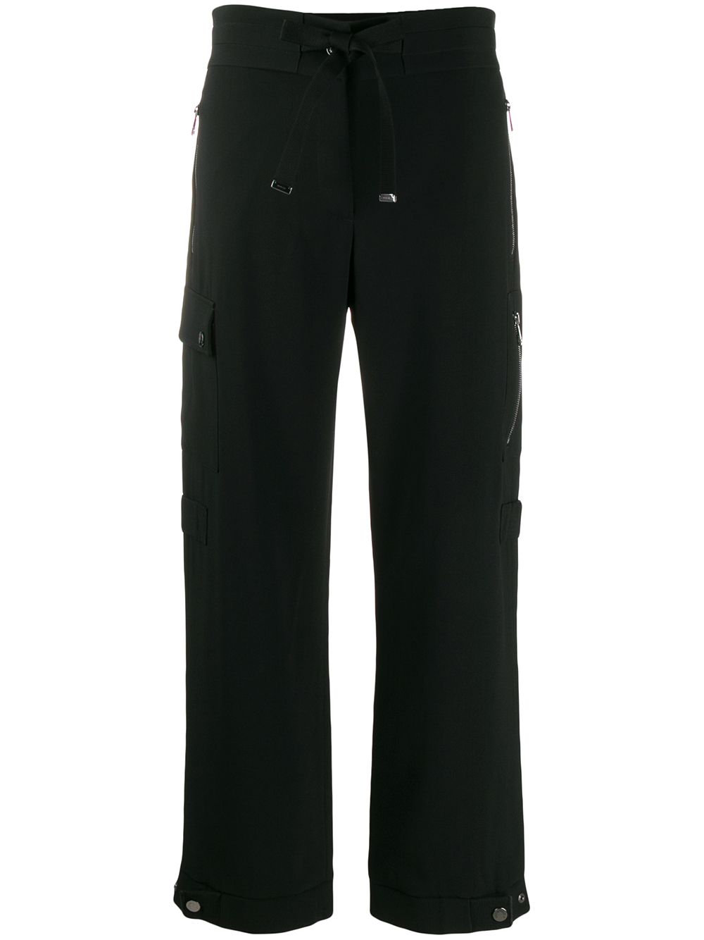 фото Moncler брюки прямого кроя с карманами карго