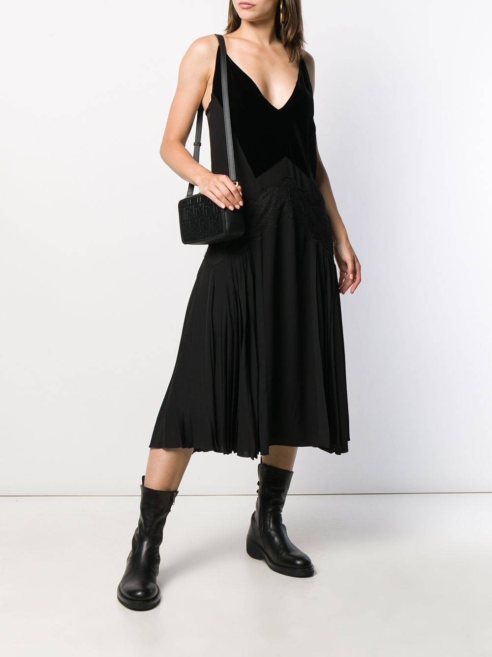фото Givenchy расклешенное платье-комбинация