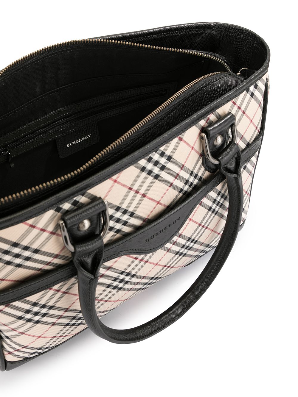 фото Burberry pre-owned сумка-тоут в клетку classic check