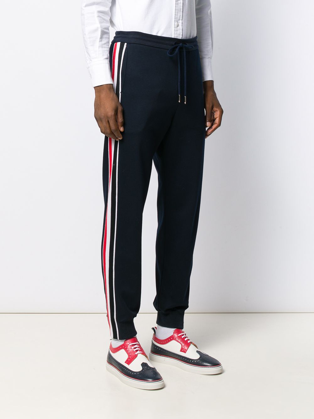 фото Thom browne спортивные брюки с полосками rwb