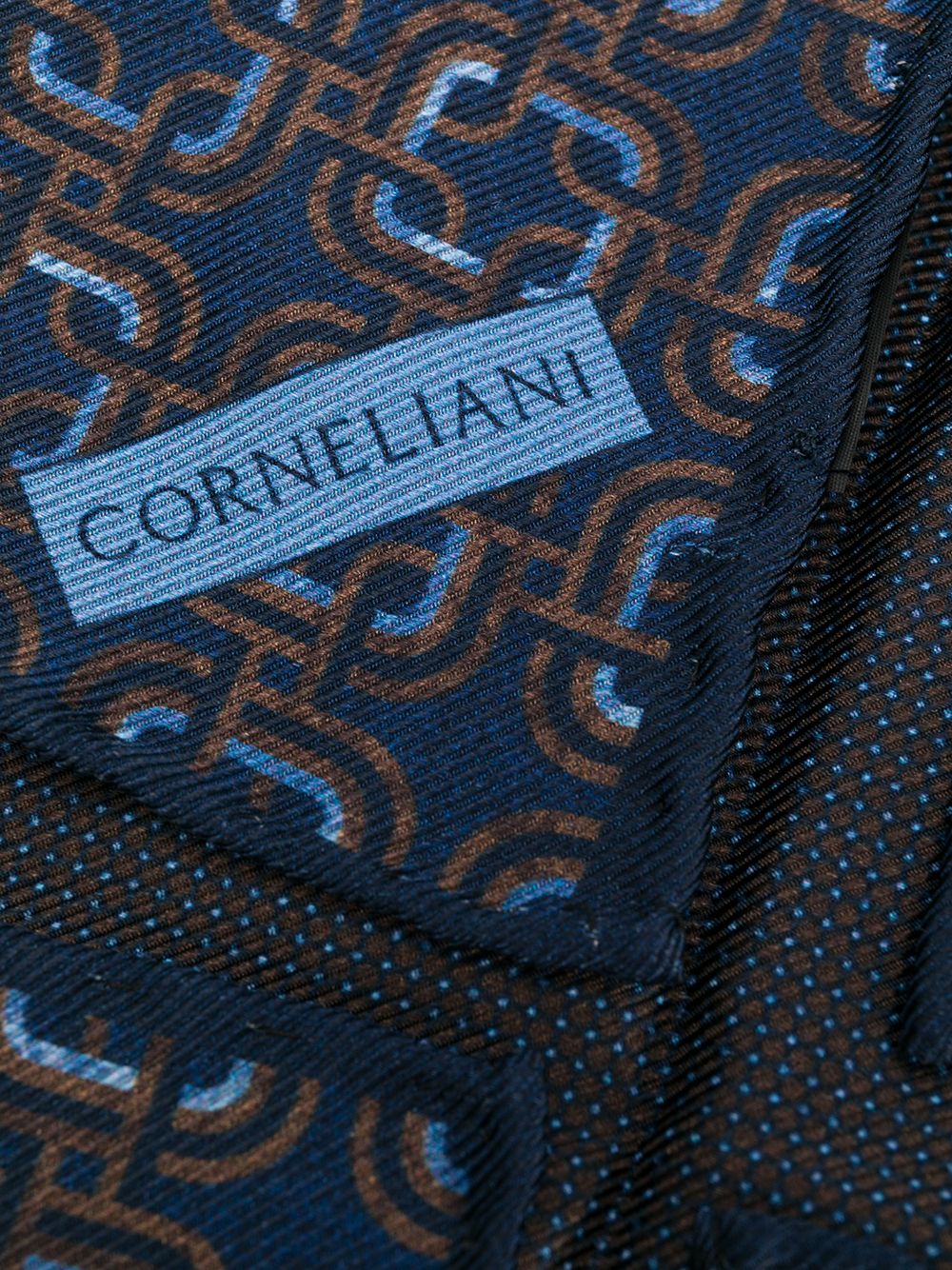 фото Corneliani платок-паше с геометричным принтом