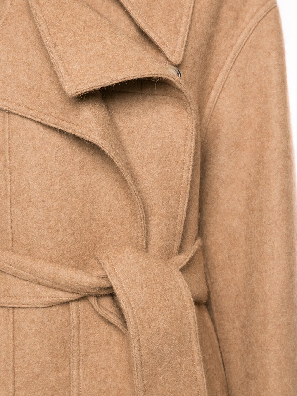 фото System длинное пальто с поясом