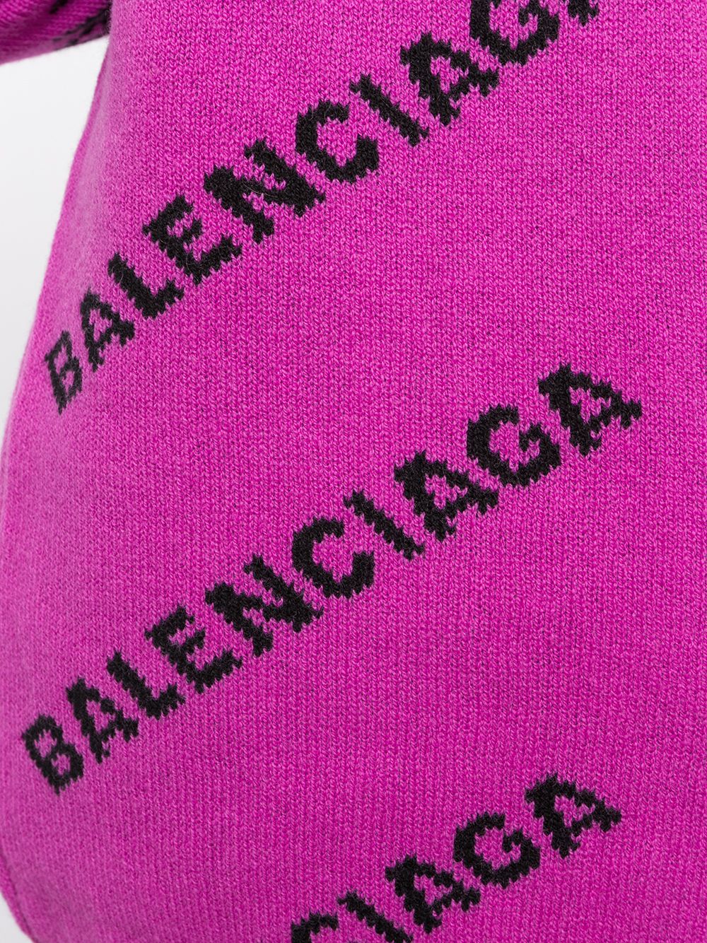 фото Balenciaga удлиненный кардиган с логотипом