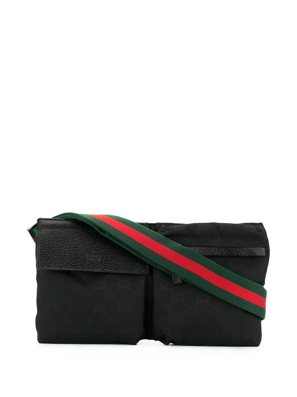 фото Gucci pre-owned поясная сумка shelly line с узором gg