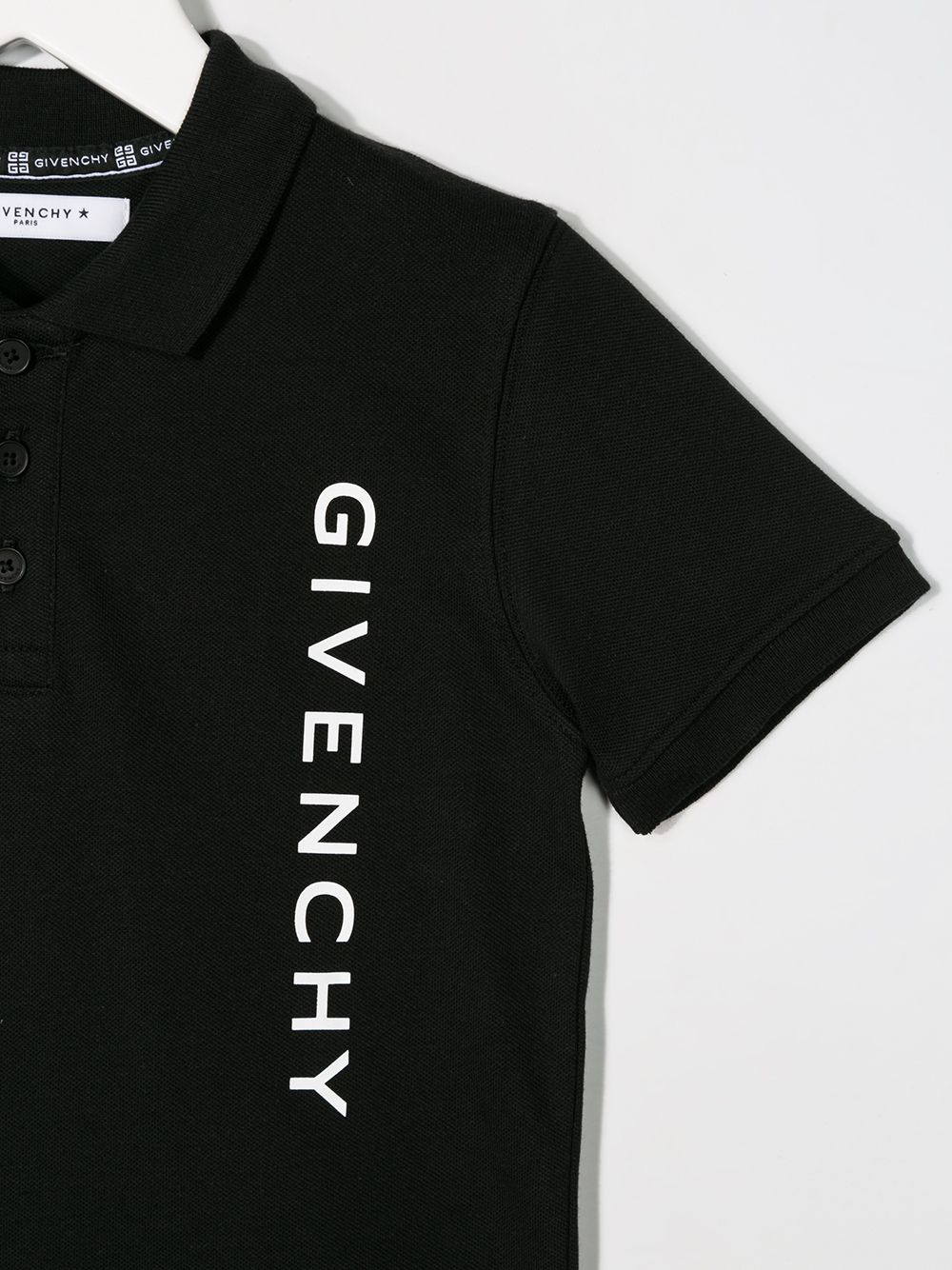 фото Givenchy kids рубашка-поло с логотипом