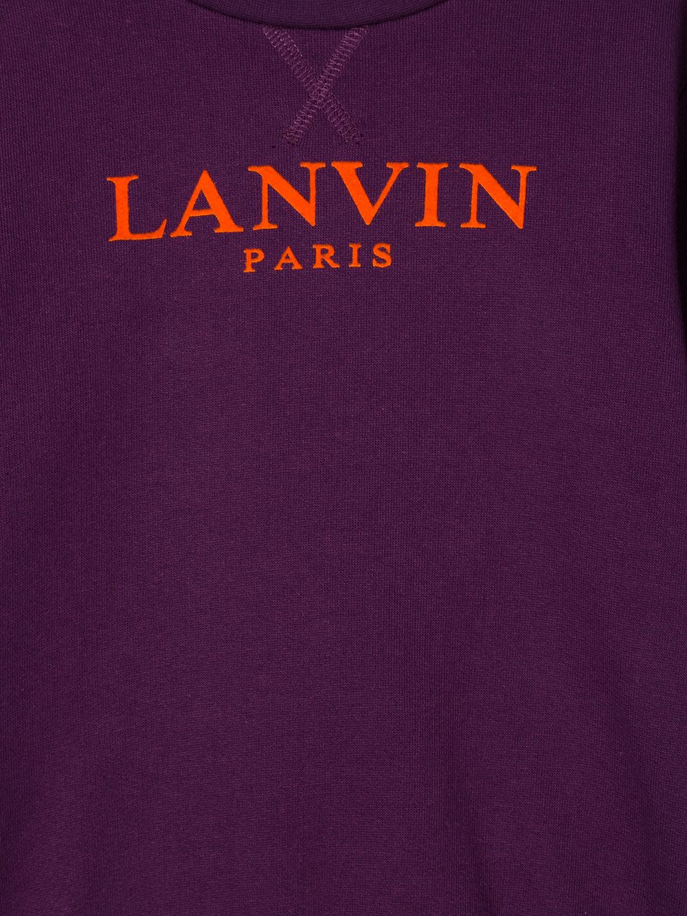 фото Lanvin enfant толстовка с логотипом