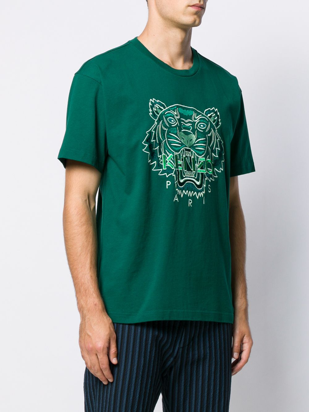 фото Kenzo футболка с вышивкой tiger