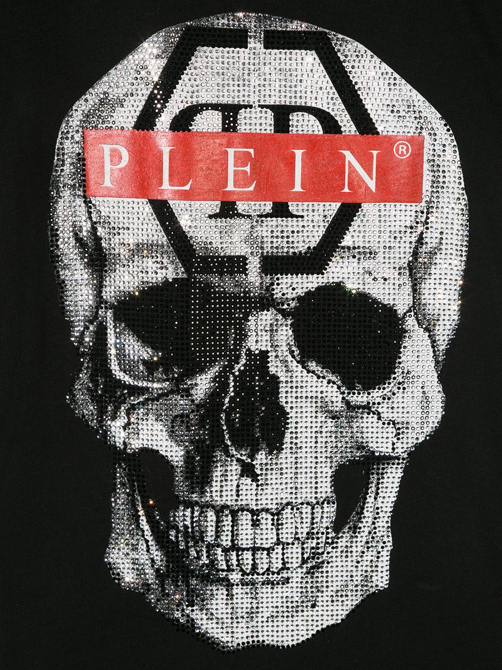 фото Philipp plein junior футболка с принтом skull