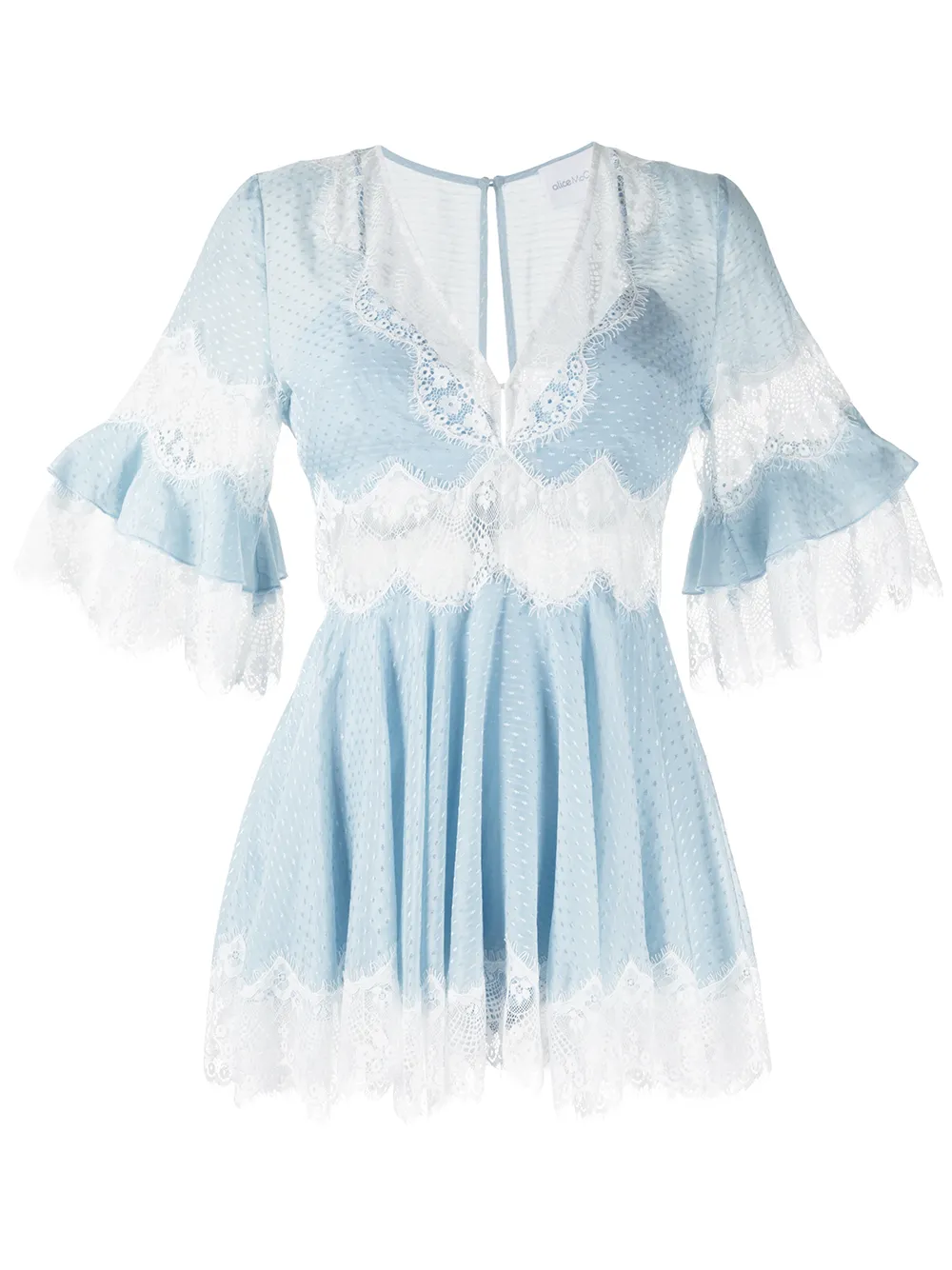 alice mccall blue playsuit