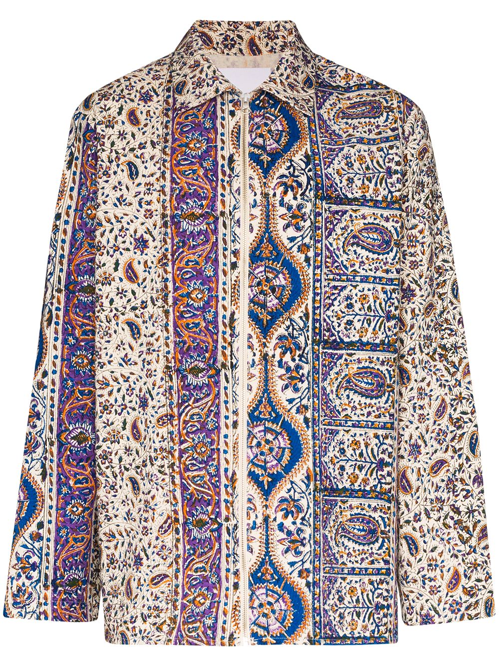 фото Paria farzaneh iranian printed quilted jacket