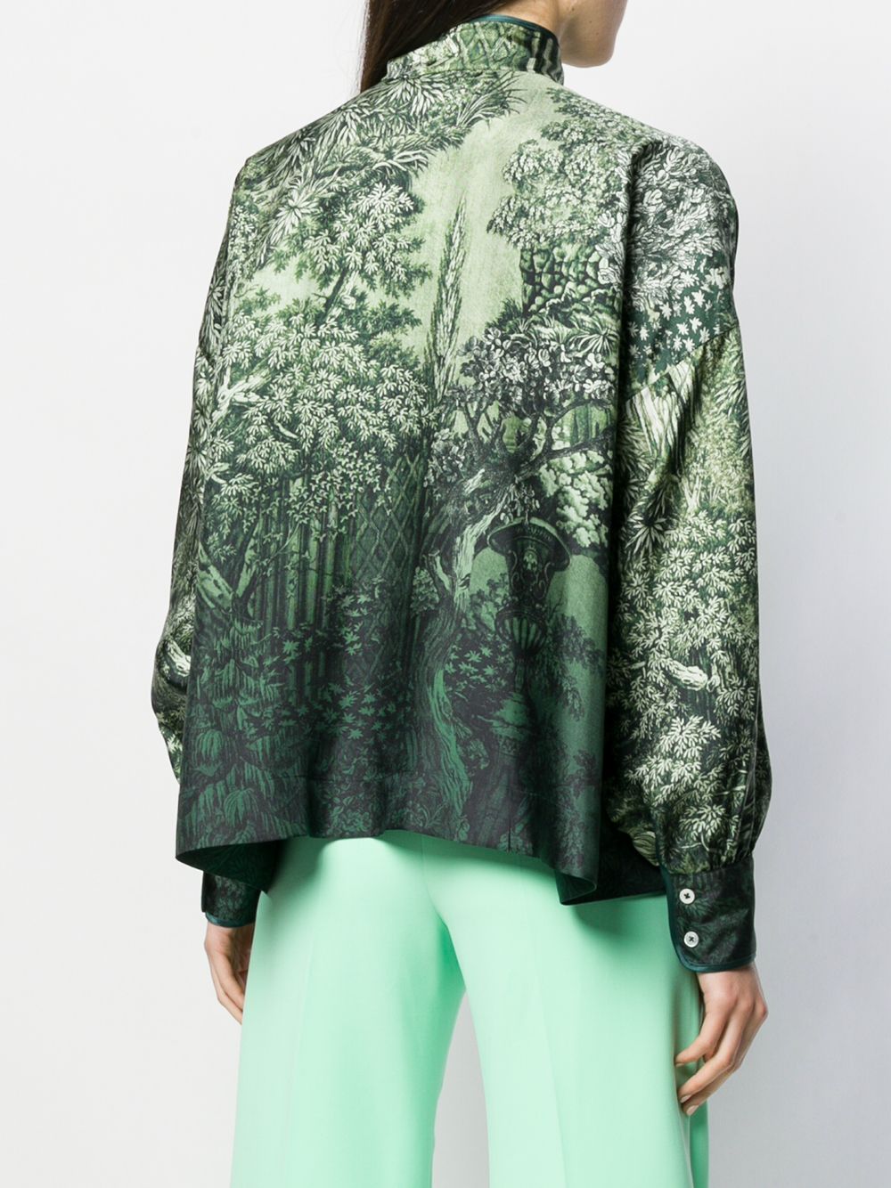 фото F.r.s for restless sleepers foliage print top