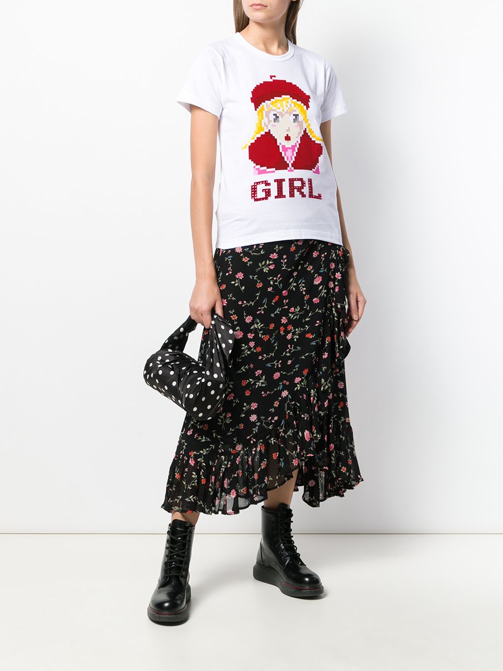 фото Comme des garçons girl футболка с принтом girl