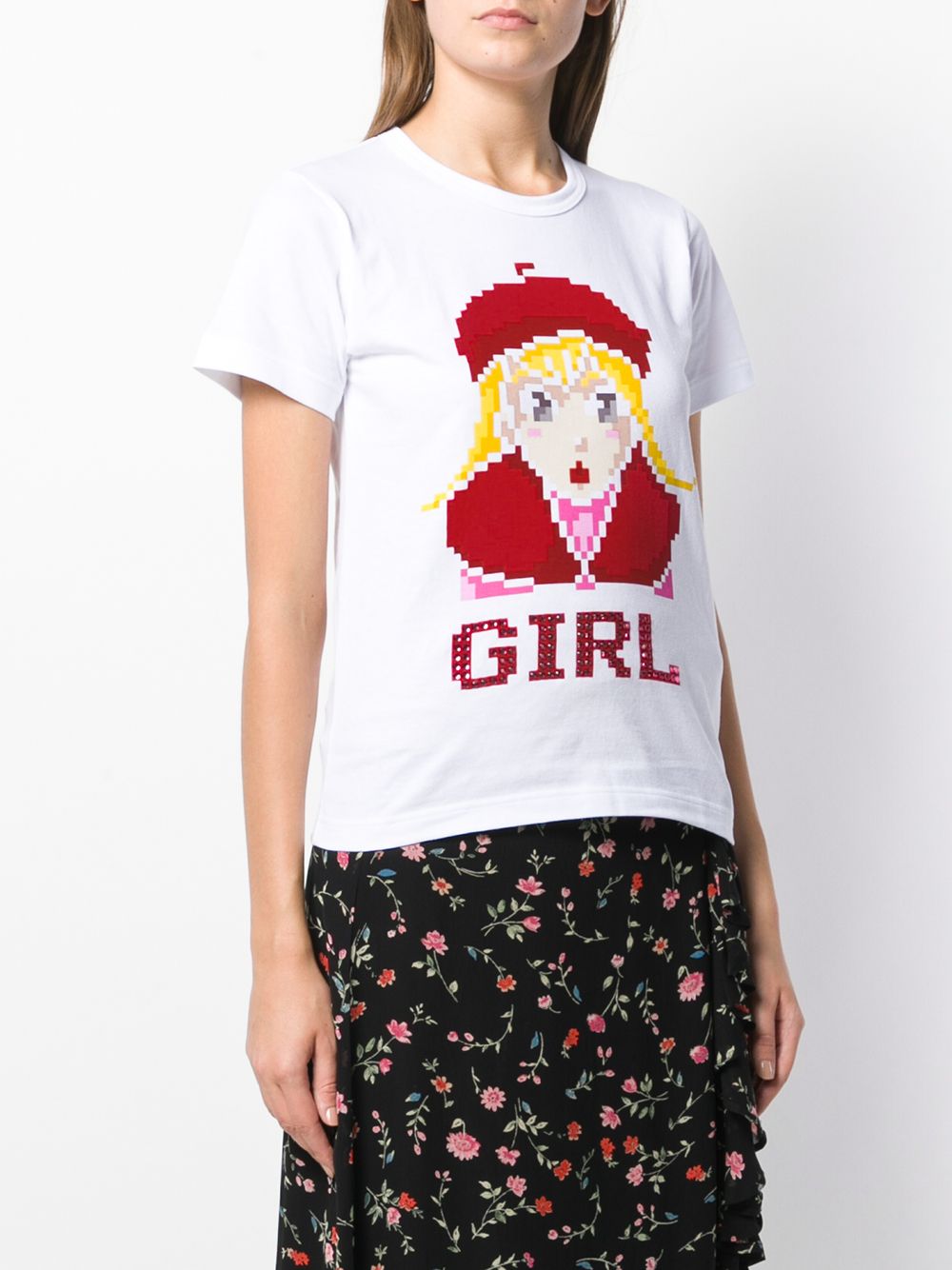 фото Comme des garçons girl футболка с принтом girl