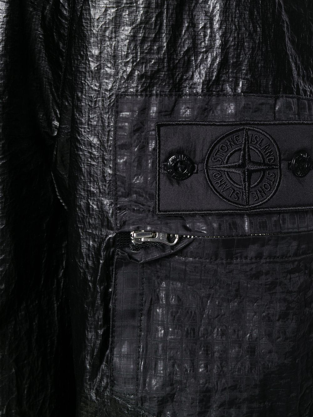 фото Stone island shadow project пуховик с нашивкой-логотипом