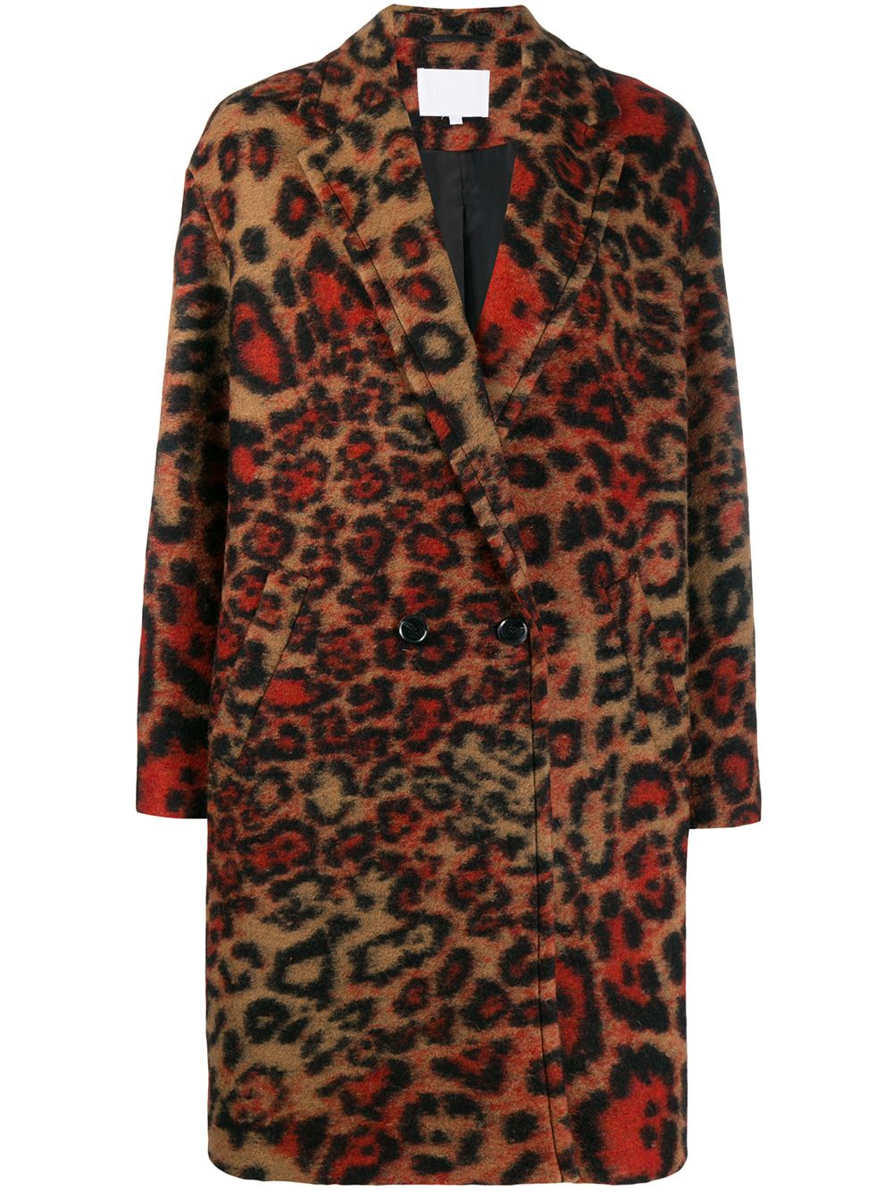 фото Lala berlin пальто с леопардовым узором