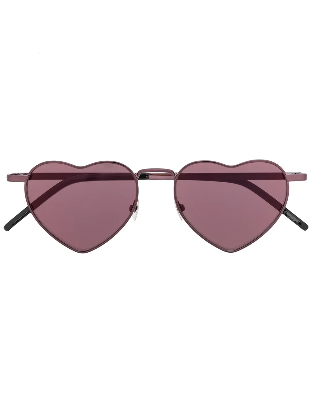 фото Saint laurent eyewear солнцезащитные очки с оправой в форме сердца