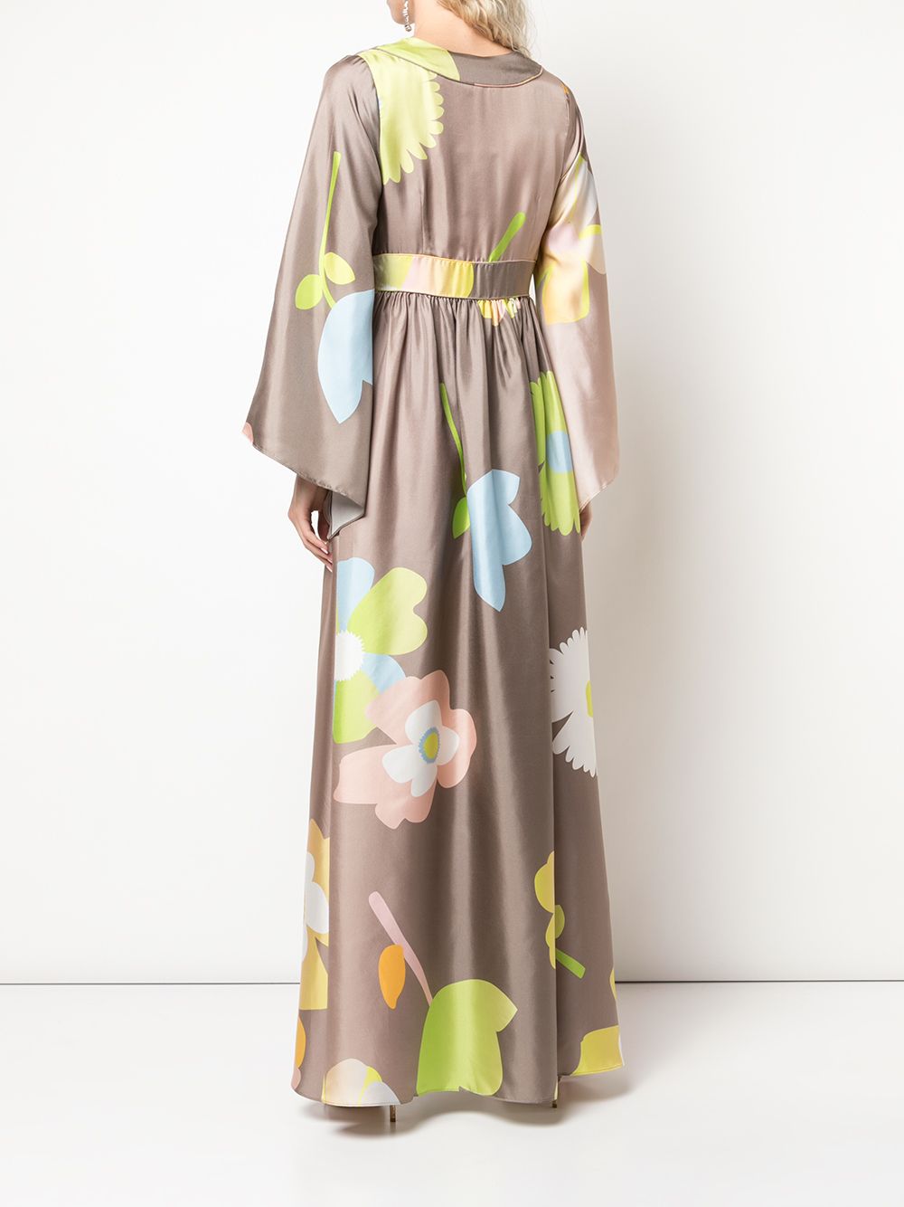 фото Cynthia rowley платье-кимоно yvonne с цветочным принтом